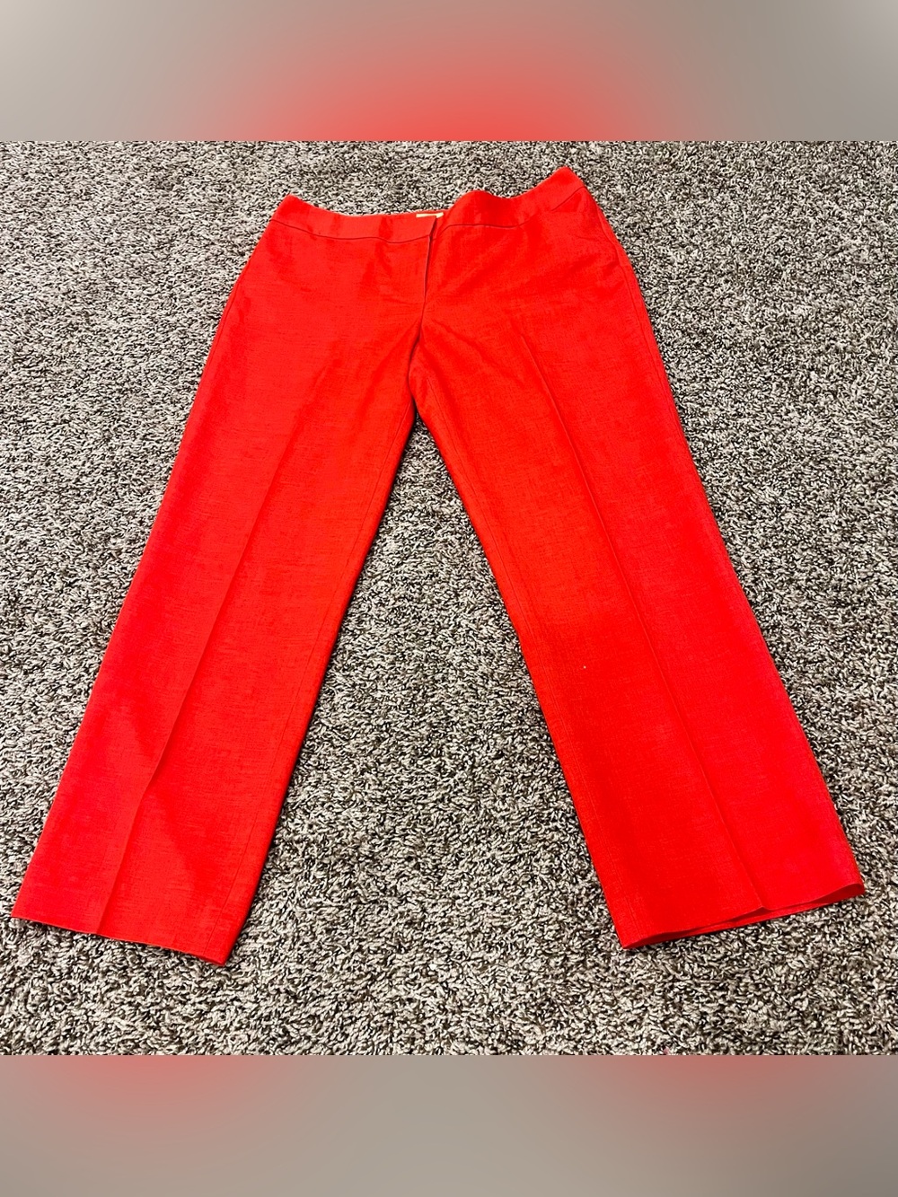 Kasper Red Dress Pants Women’s Size 10 Straight Leg Career Work